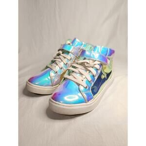 Wonder Nation - Women's Iridescent Holographic High Top Sneakers - Sz 6